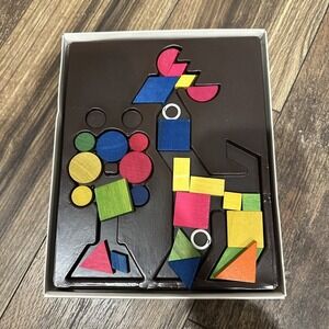 Leisure Learning Mr Super Mind Wood Shapes Educational Activity Set Missing Piec